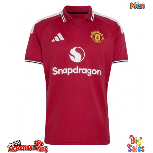 Manchester United Youri Tielemans #18 Replica Home Stadium Shirt 2026-27 Short Sleeve